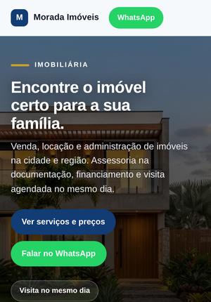 Morada Imóveis — modelo Imobiliária